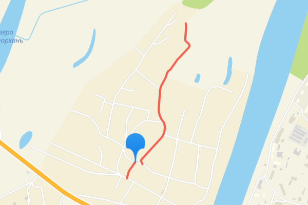 Скрин 2Gis карты Улица Баранова,  Ковров