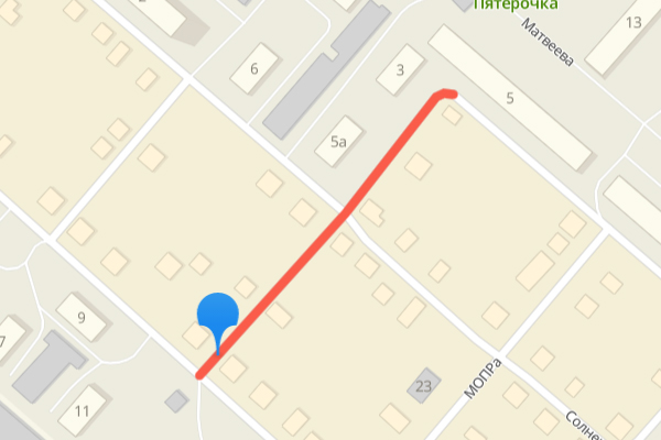 Скрин 2Gis карты Улица Грызлова,  Ковров