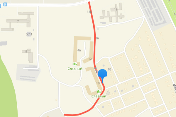 Скрин 2Gis карты Улица 9 Мая,  Ковров