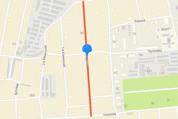 Скрин 2Gis карты Улица Заводская,  Ковров