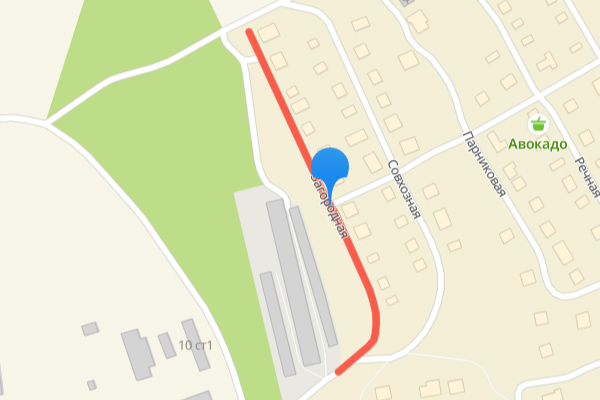 Скрин 2Gis карты Улица Загородная,  Ковров